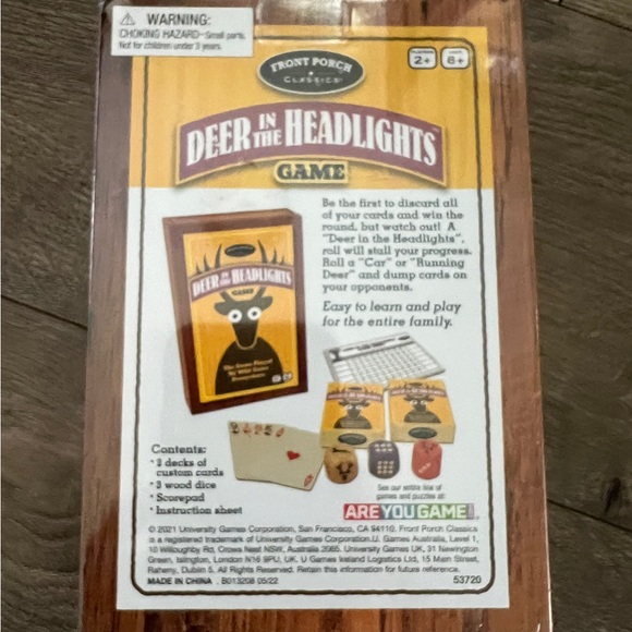 Fish or Cut Bait Dice Game & Deer in the Headlights Game New - Picture 5 of 5